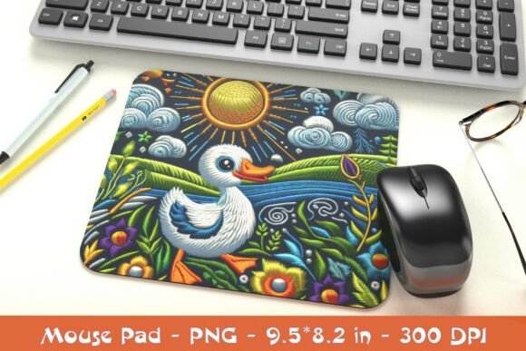 Embroidery Duck Mousepad PNG: A Seasonal Craft Review