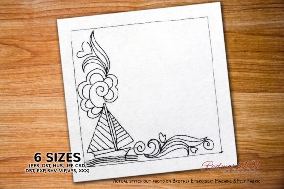 Enchanting Sailboat Embroidery: A Seasonal Design Review