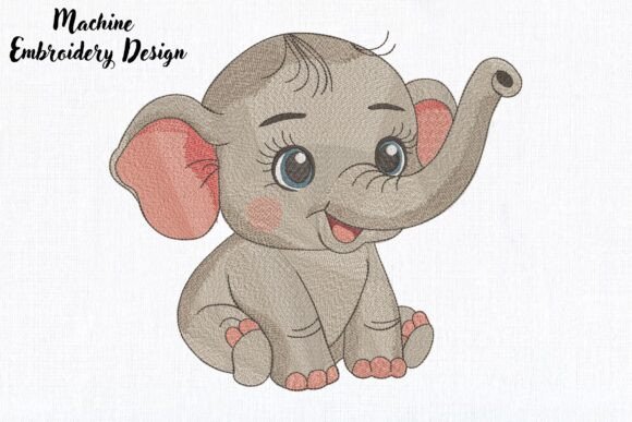 h1>Baby Elephant Wild Safari: A Charming Design for Small Business Embroidery