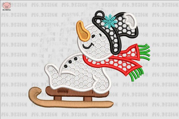 Merry Christmas Snowman Ornament