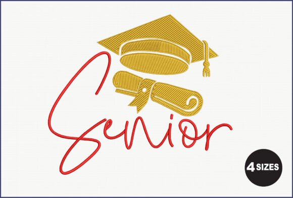 Senior Embroidery Design: A Bold Statement for Graduation Crafts