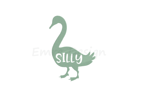 Silly Goose Embroidery Design: A Whimsical Touch for Personalized Gifts