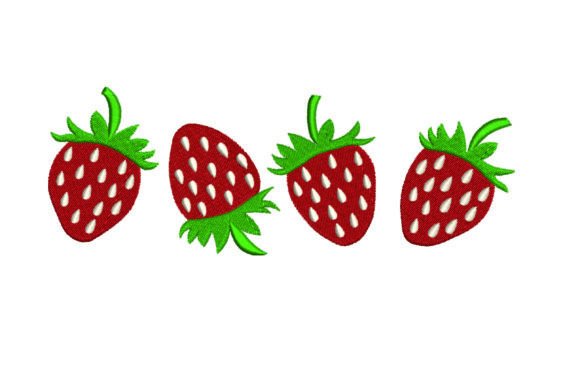 Strawberry Embroidery Design – A Sweet Touch for Personalized Gifts