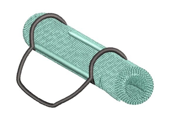 Yoga Mat Embroidery for Boutique Apparel